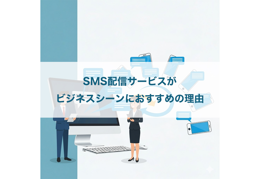 SMS配信サービスがビジネスシーンにおすすめの理由