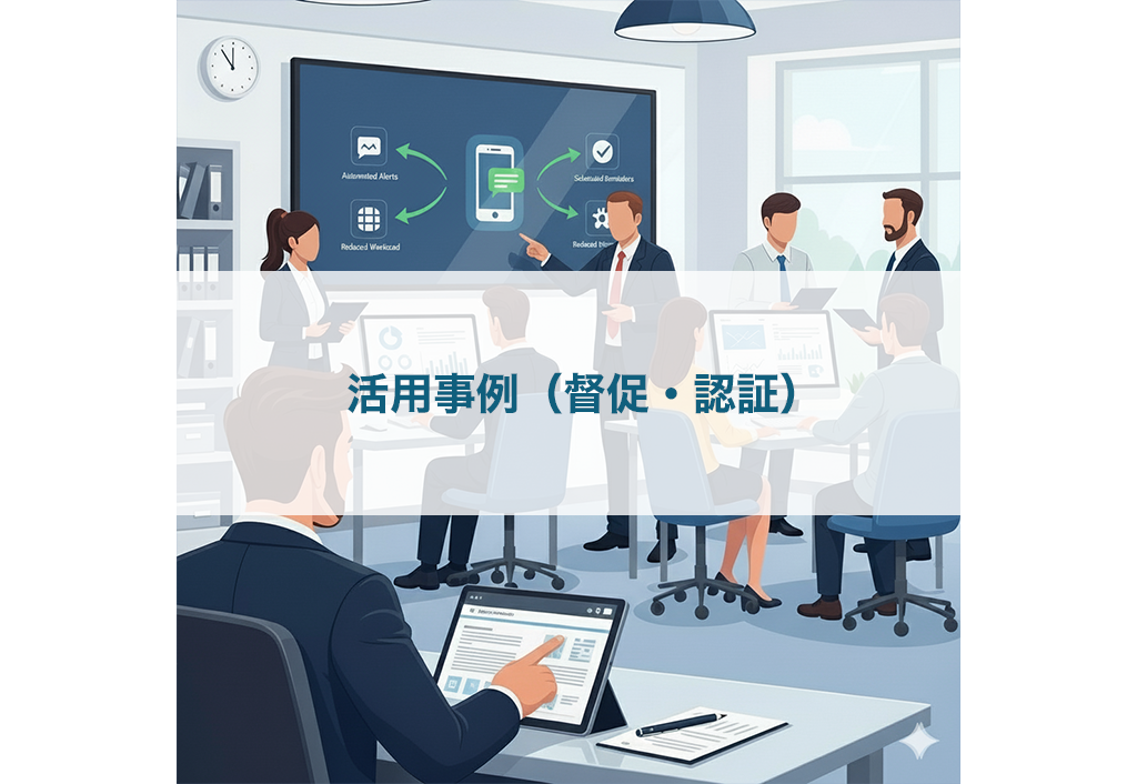 活用事例（督促・認証）