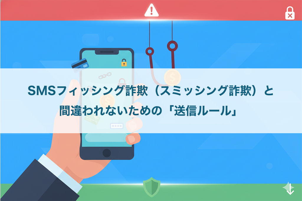 SMSフィッシング詐欺(スミッシング詐欺)と間違われないための「送信ルール」