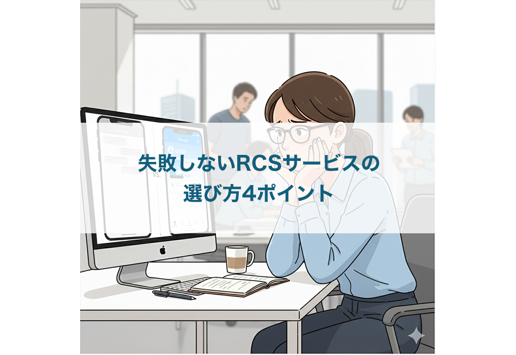 失敗しないRCSサービスの選び方4ポイント